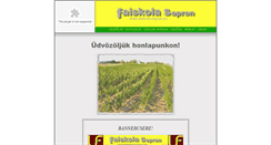 Desktop Screenshot of faiskola.sopron.hu